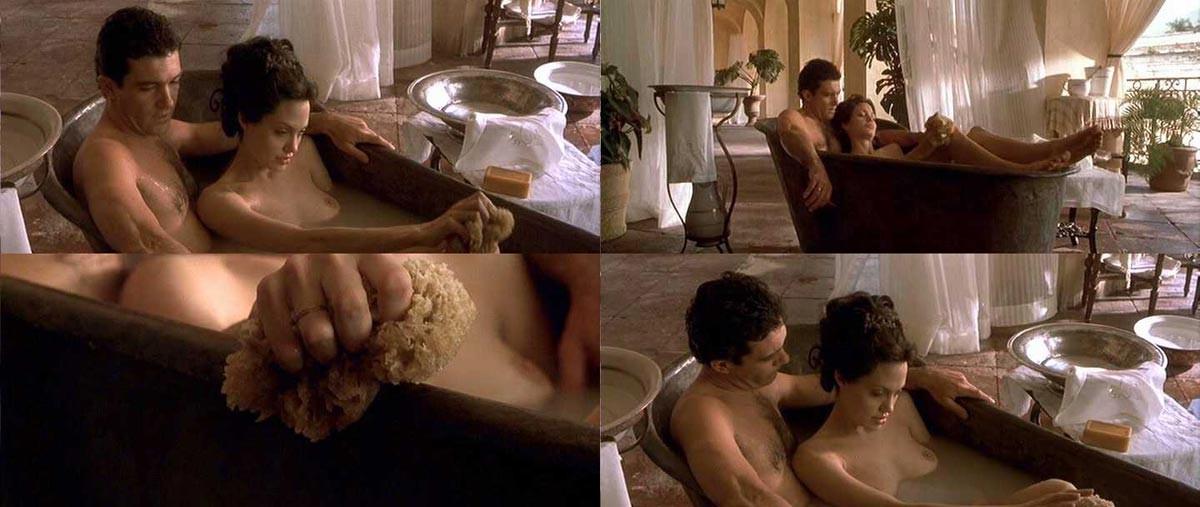 15P Angelina Jolie exposing her sweet big boobs