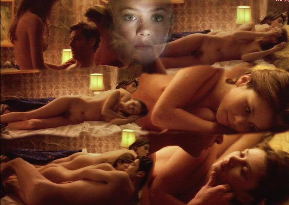 15P Anna Friel sweet ass and nude tits on the beach
