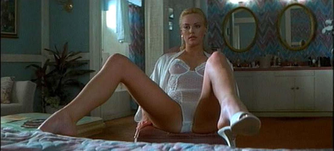 10P Charlize Theron showing her nice big tits and great ass in lingerie in nude movi