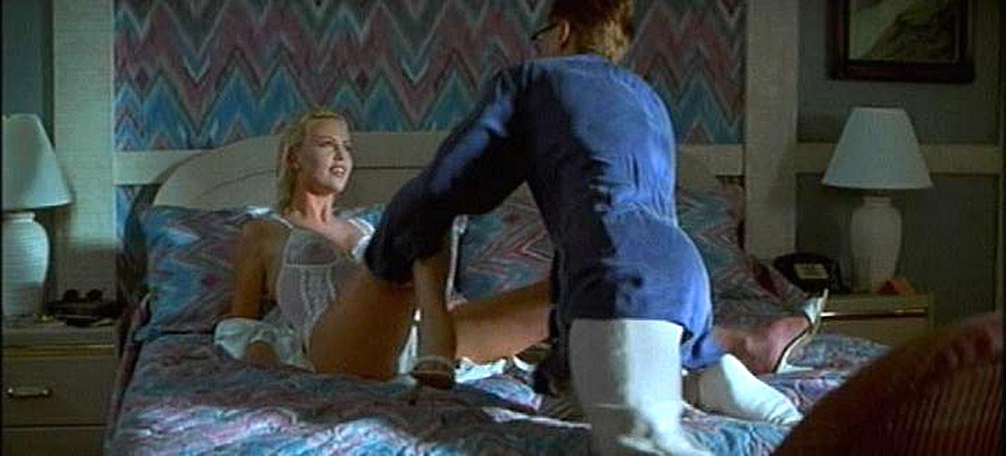 10P Charlize Theron showing her nice big tits and great ass in lingerie in nude movi