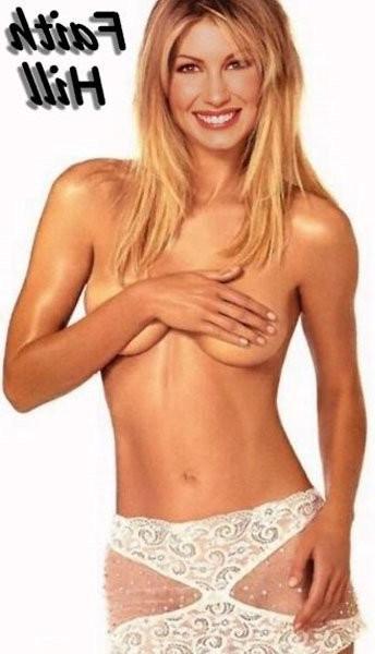 16P Faith Hill showing her pussy and tits and fucking hard