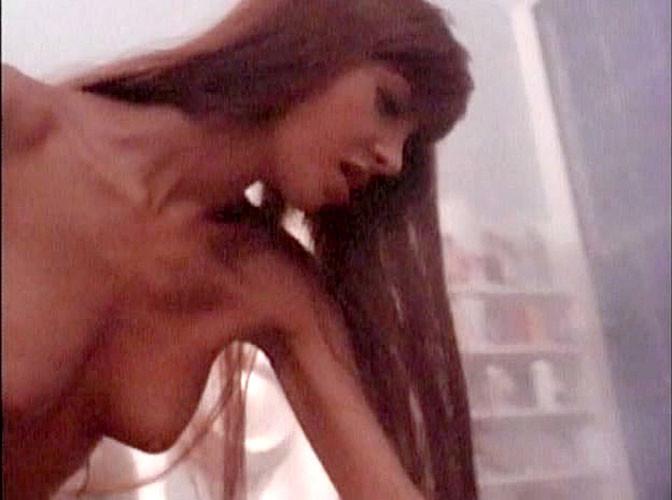 10P Isabelle Fortea showing her nice big tits in some nude movie caps