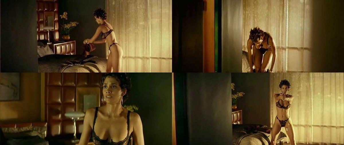 15P Halle Berry showing her big natural huge tits