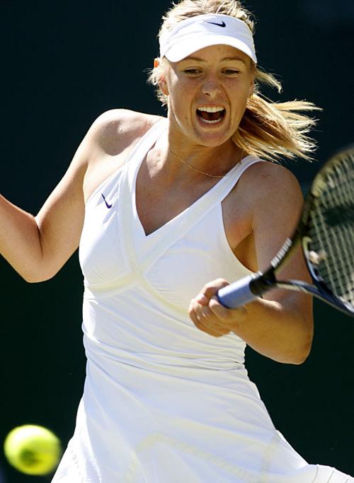 9P Maria Sharapova showing her pussy and tits and fucking hard