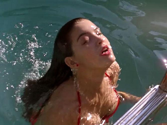 16P Phoebe Cates showing her nice big tits while taking off bikini in nude movie cap