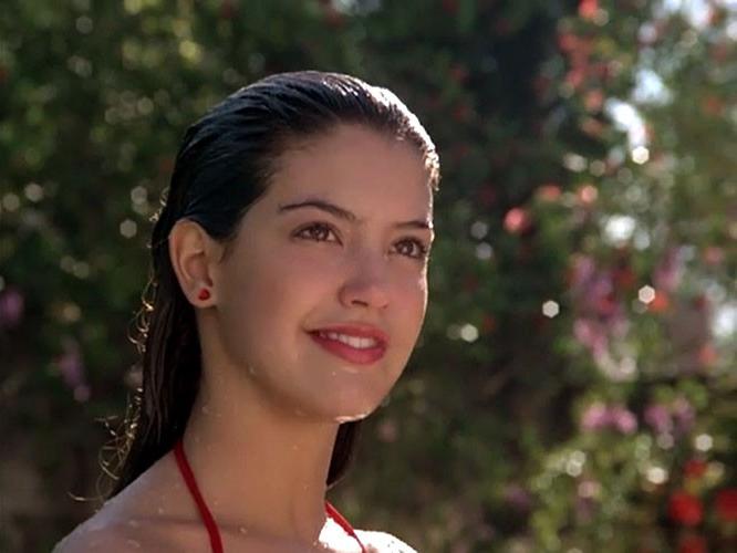 16P Phoebe Cates showing her nice big tits while taking off bikini in nude movie cap