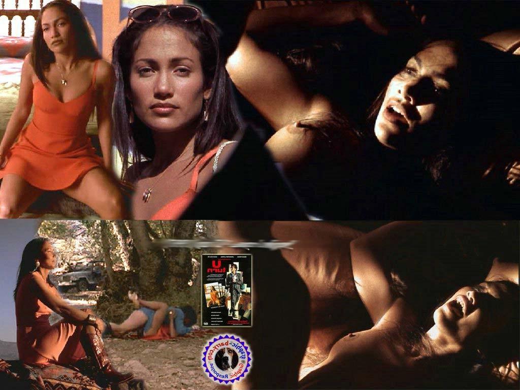 15P Jennifer Lopez hard nipples and interracial sex