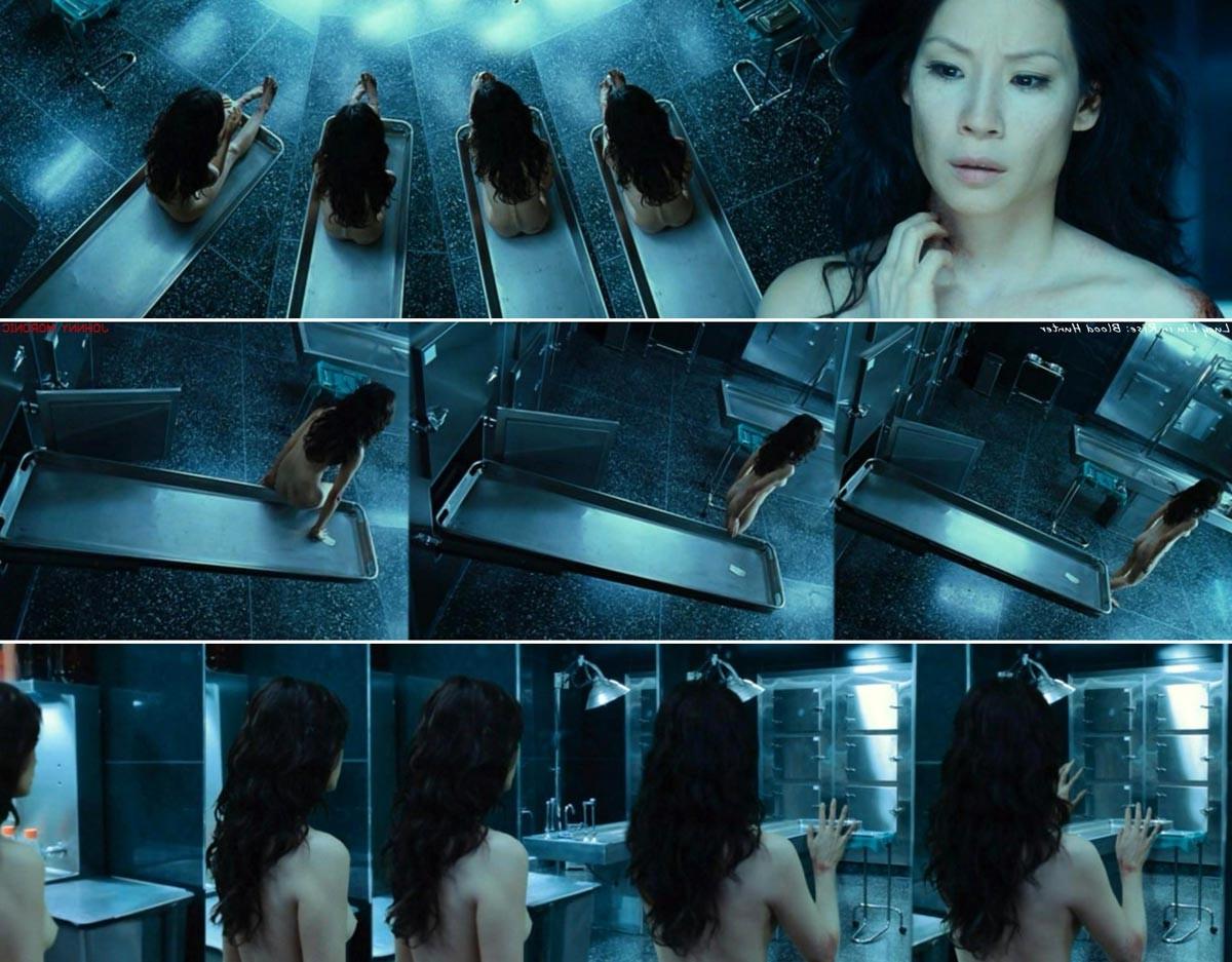 15P Lucy Liu showing her sweet nude perky tits