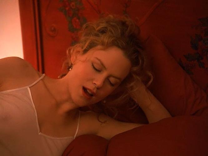 10P Nicole showing her nice tits in see thru shirt nude movie caps