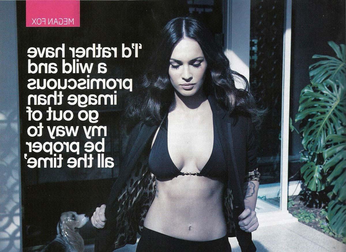 15P Megan Fox cute in bikini and exposing boobs