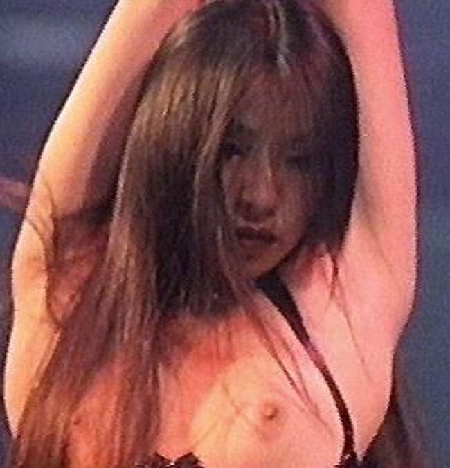 15P Lucy Liu exposed perky tits and nasty lesbian kiss