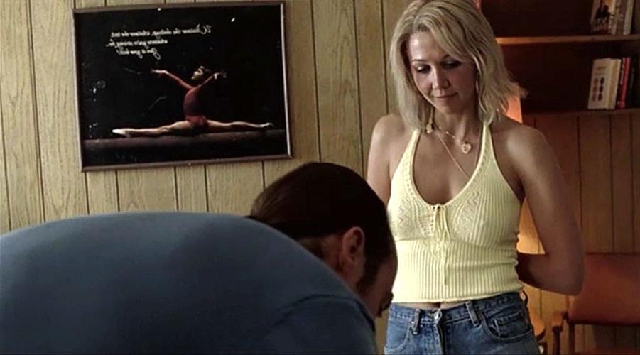 16P Maggie Gyllenhaal showing her nice big tits and fucking hard from behind