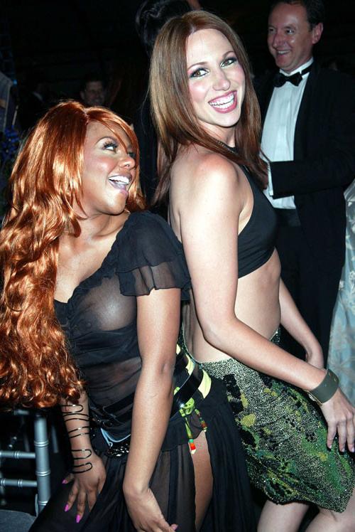 16P Lil Kim exposing her nice pussy upskirt and nipple slip paparazzi pictures