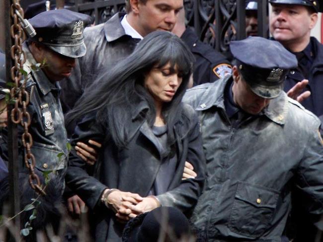 15P Celebrity Angelina Jolie totally exposed boobs and ass