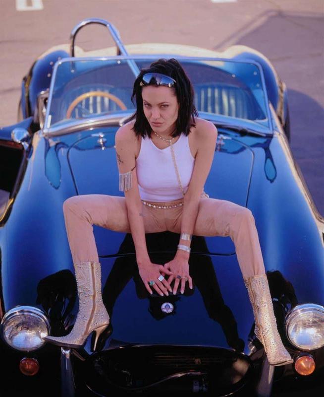 15P Celebrity Angelina Jolie totally exposed boobs and ass