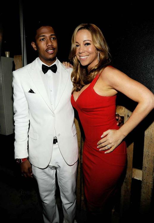 15P Celebrity Mariah Carey big boobs in sexy outfit
