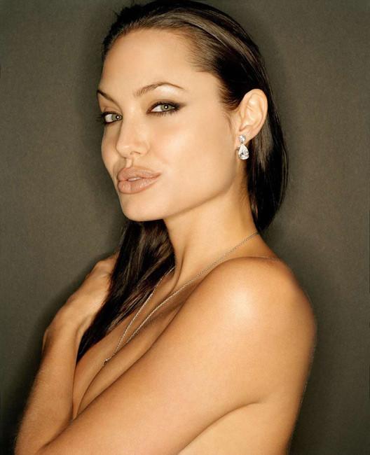 15P Celebrity Angelina Jolie sweet exposed big boobs