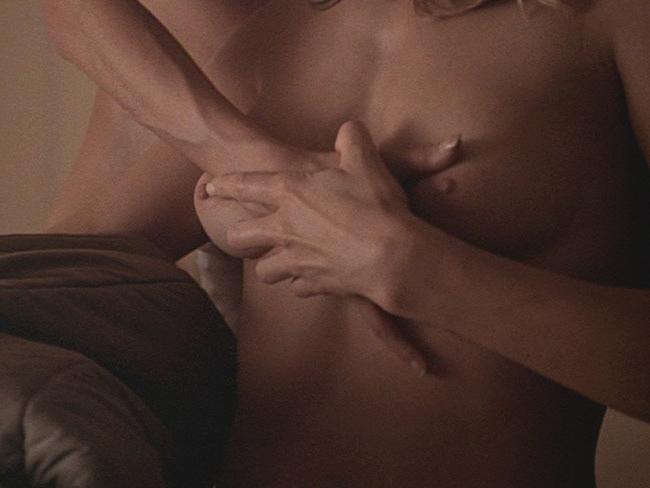 20P Black hair sexy celebrity Angelina Jolie nude in lesbian action