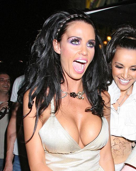 20P Celebrity sweet babe Katie Price nice cleavage big boobs