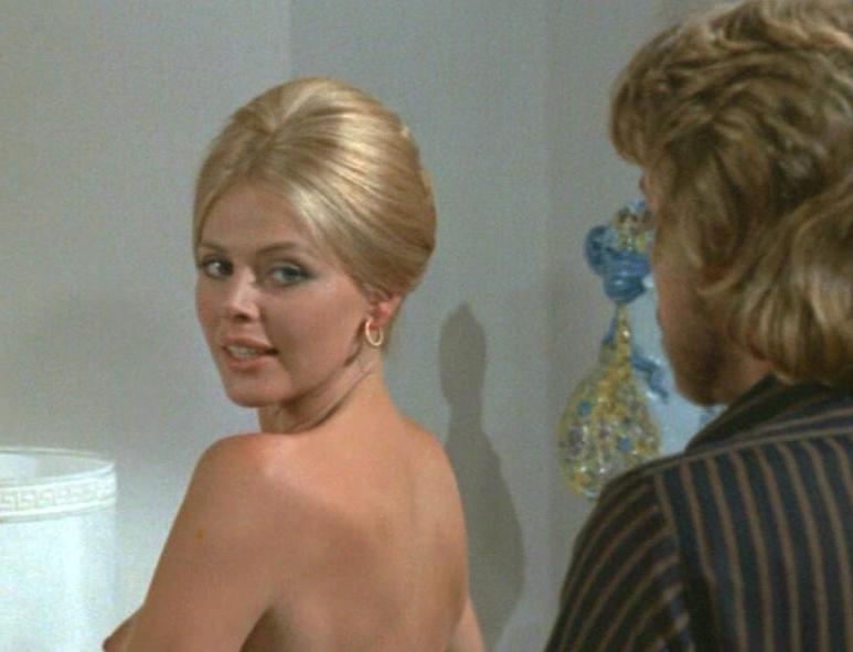 16P britt ekland shows tits and natural pussy