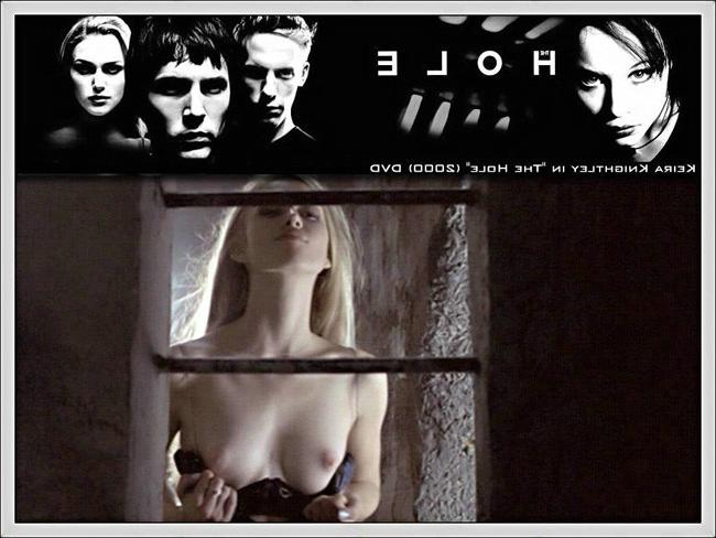 15P Amazing celebrity actress Keira Knightley nude tits and ass