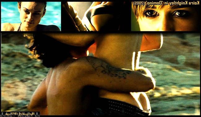 15P Amazing celebrity actress Keira Knightley nude tits and ass