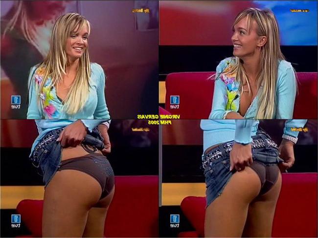 15P Celebrity Virginie Gervais hardcore and orl sex in sex tape