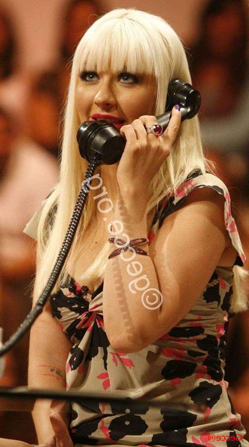 16P Christina Aguilera showing her nice big tits