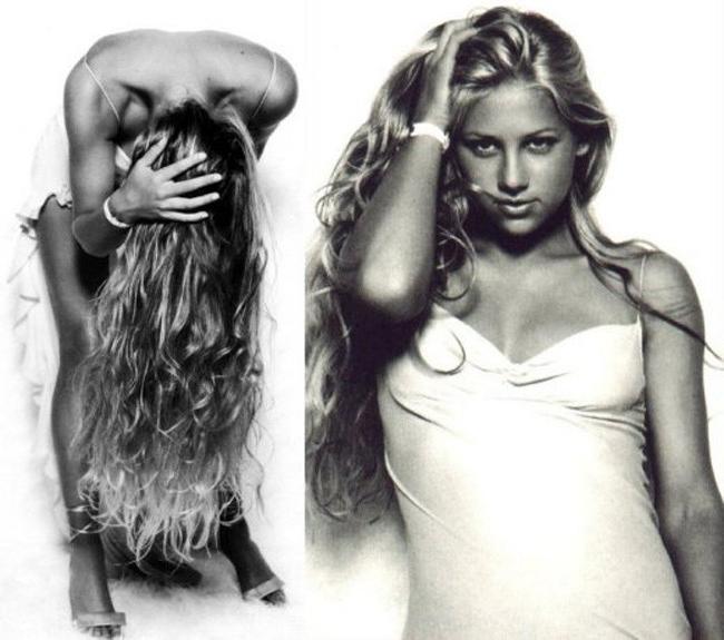 15P Celebrity Anna Kournikova looking totally sexy in thongs