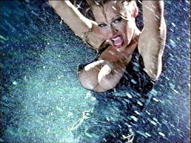 15P Stunning celebrity blonde Pamela Anderson exposed nude boobs