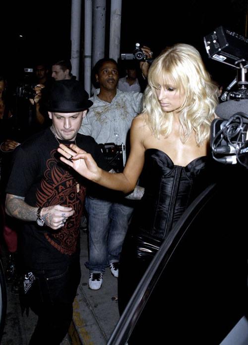 16P Paris Hilton showing her nice small tits on yacht