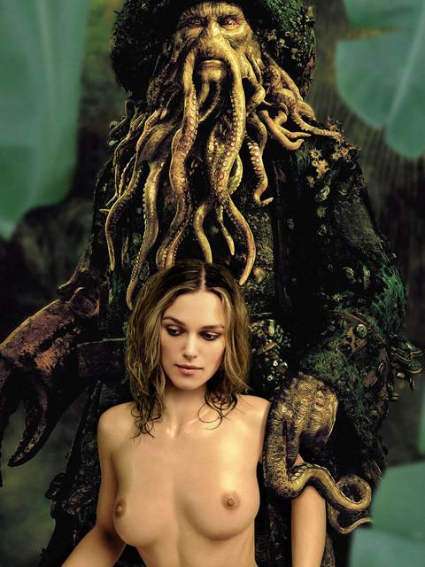 16P Keira Knightley showing her perfect skinny body