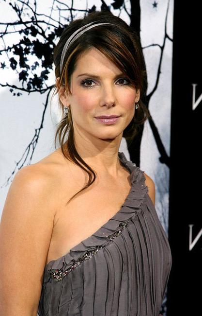 15P Celebrity Sandra Bullock looking so damn hot in sexy lingerie