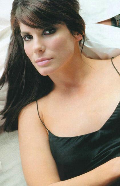15P Celebrity Sandra Bullock looking so damn hot in sexy lingerie
