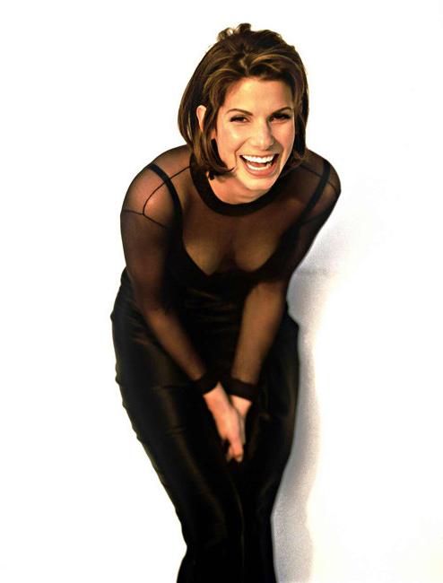 15P Celebrity Sandra Bullock looking so damn hot in sexy lingerie