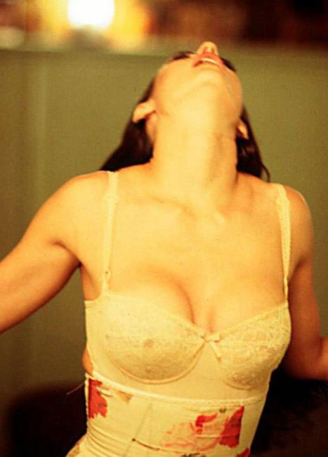 15P Sexy milf celebrity Demi Moore in nice see through lingerie
