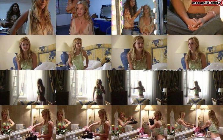 16P Hot celebrity Britney Spears showing off her sexy boobs
