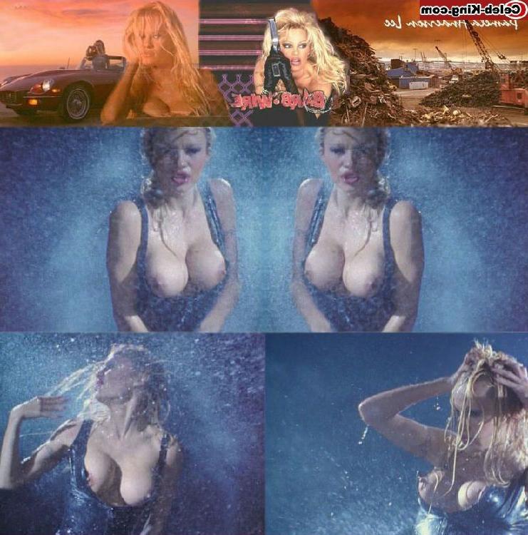 16P Hot celebrity Pamela Anderson showing her big boobs