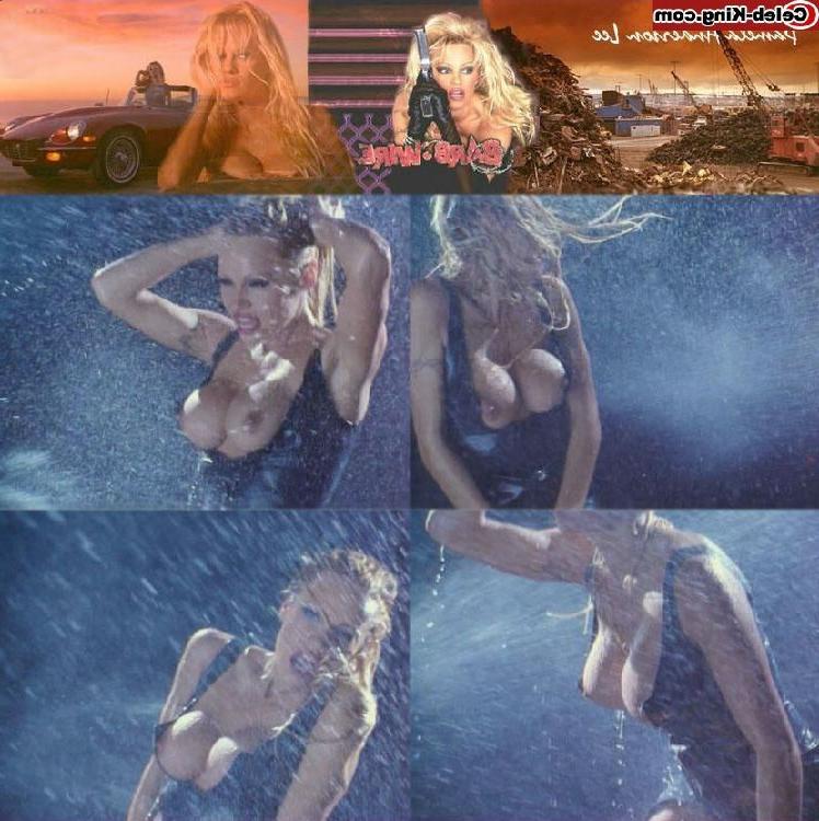 16P Hot celebrity Pamela Anderson showing her big boobs