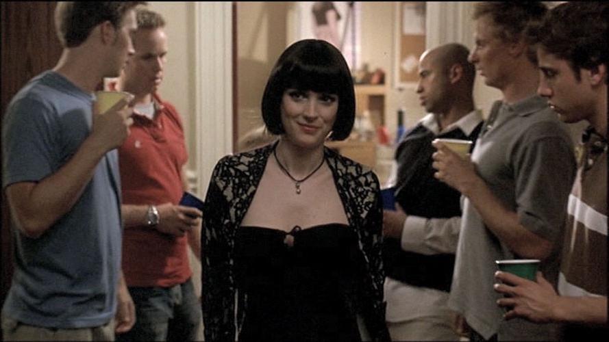 16P Winona Ryder showing her nice small tits and gets fucked hard