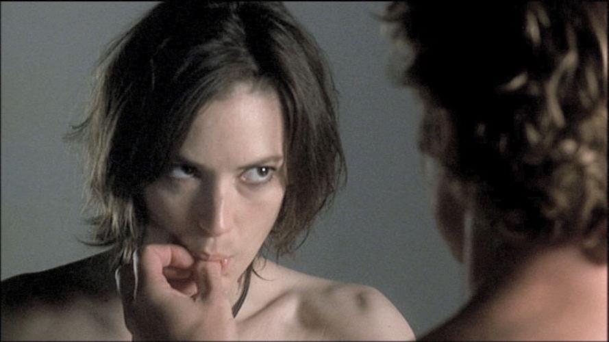 16P Winona Ryder showing her nice small tits and gets fucked hard