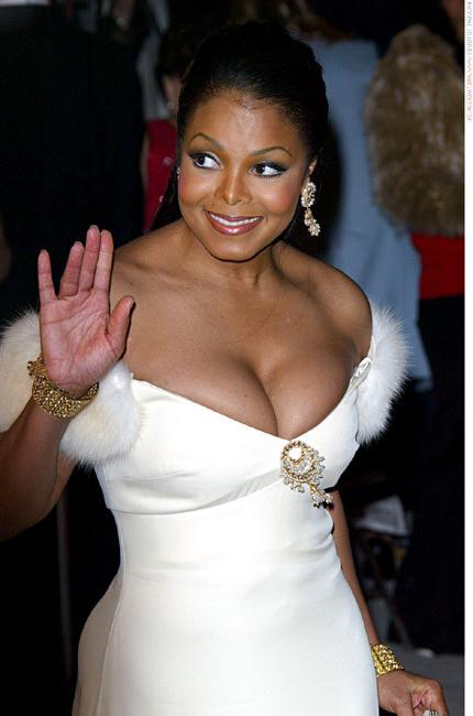 13P Celebrity Janet Jackson completely nude and hot tits in public