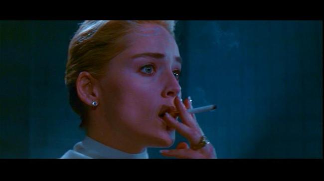 15P Sharon Stone smoking hot and sexy nude topless on the beach