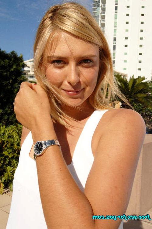 16P Maria Sharapova downblouse and upskirt paparazzi pictures