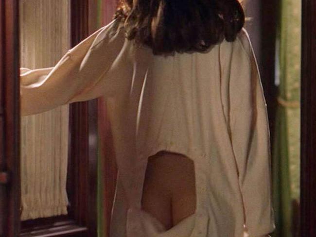 16P Salma Hayek nude ass and tits in public