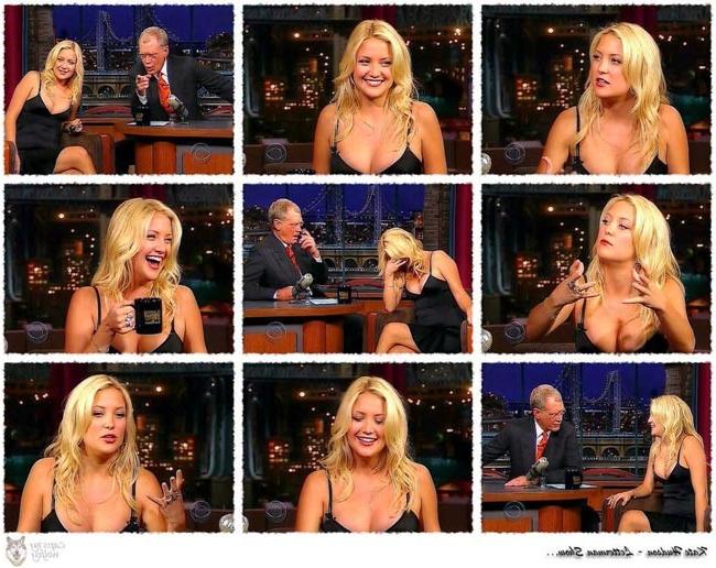 16P Celebrity Hudson Kate shows nude perky tits
