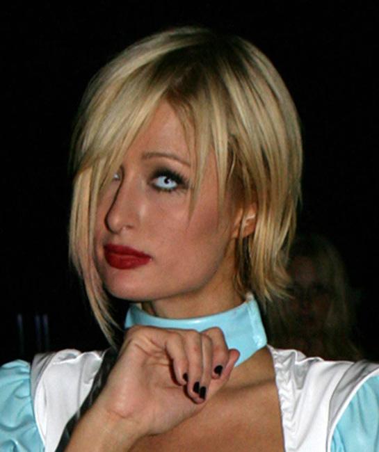 15P Lovely celeb Paris Hilton sex tape caps