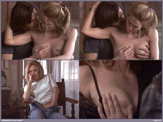 15P Celebrity Diane Lane nude in sex caps