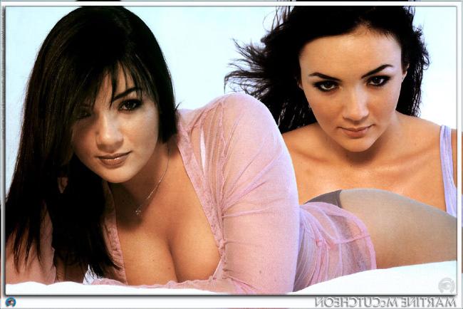 16P Fantastic celebrity babe Martine McCutcheon nude boobs