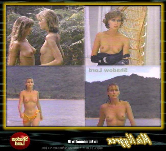 16P Sweet celebrity Mia Nygren showing extremly hot boobs